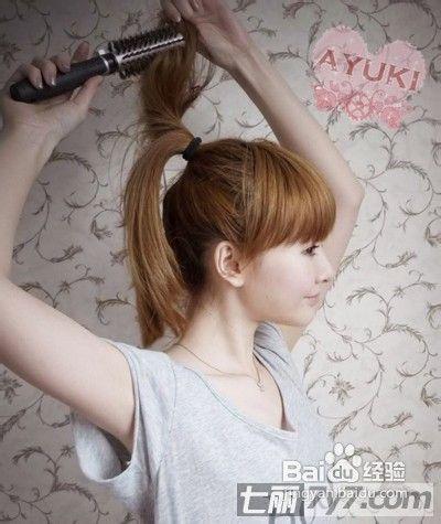 韓式丸子頭的扎法圖解甜美DIY慵懶髮型