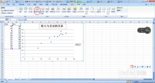 如何利用excel作散點圖？