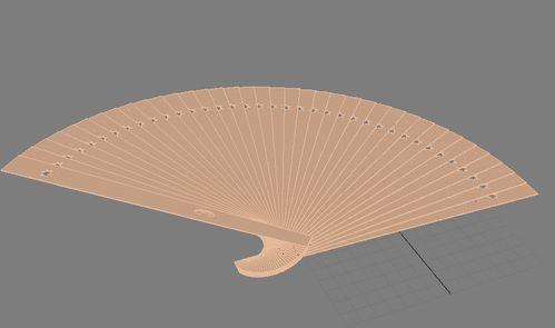 3ds MAX建模教程：教你製作一把逼真的檀香扇