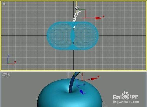 用圓環製作青蘋果模型