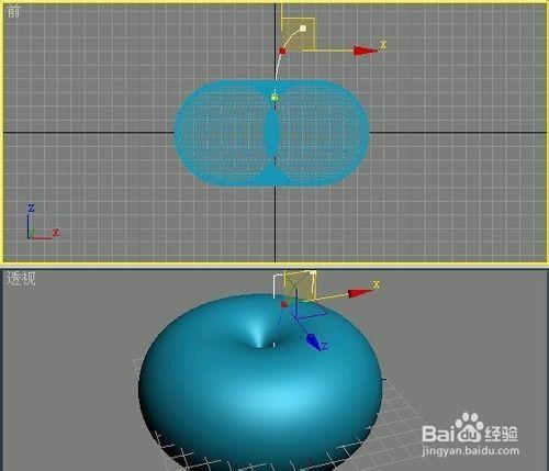 用圓環製作青蘋果模型