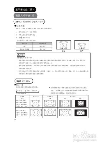 【說明書】日立UT32-MH18CA液晶顯示器（二）