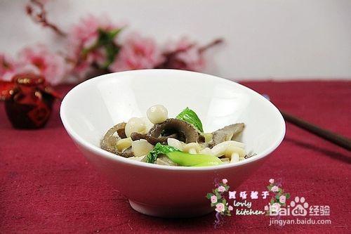 鮮上加鮮的宴客菜--白玉菇燴海蔘