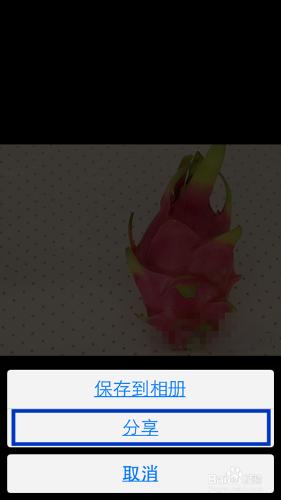 iPhone怎樣把手機百度中圖片分享給微信、QQ好友