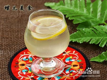 檸檬蜂蜜冰飲----美白、潤肺、提高免疫力、助眠