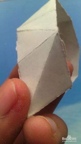 用紙折立體的三角形