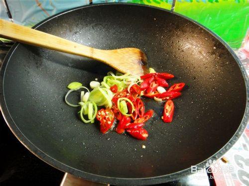 紅辣椒炒尖頭菜