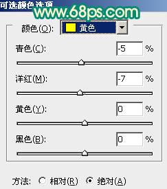 怎樣用PS調出外國MM藝術照片的紅黃暖色調