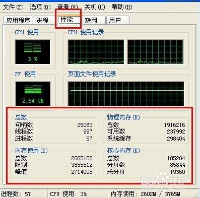 怎麼看記憶體使用量