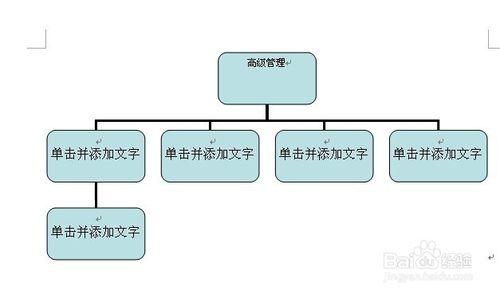 如何用word設定簡易組織架構圖