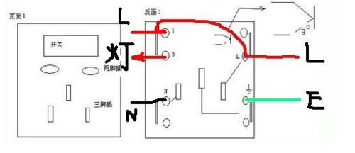 帶開關的插座怎麼接線