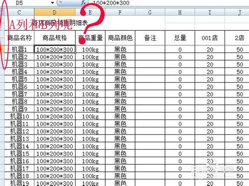 EXCEL表格A列B列C列……不見了