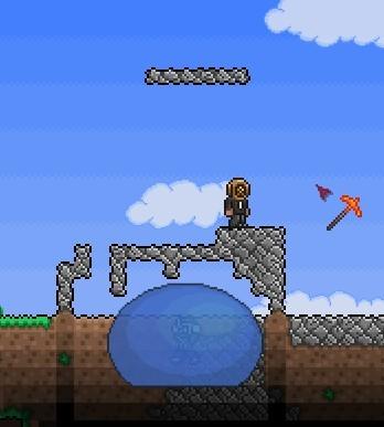 《terraria》用岩漿虐史萊姆國王的方法