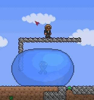 《terraria》用岩漿虐史萊姆國王的方法