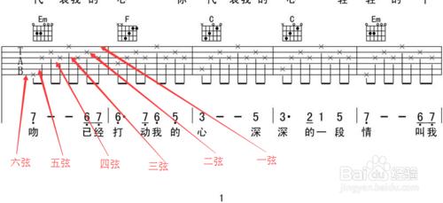 小白如何學習用吉他彈唱一首簡單的歌曲