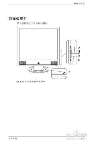 【說明書】惠普F1905液晶顯示器（二）