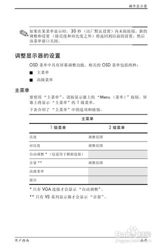 【說明書】惠普F1905液晶顯示器（二）