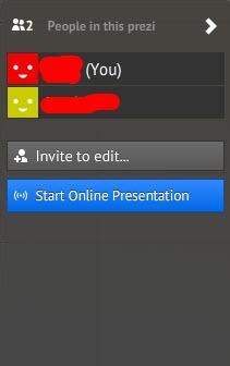 如何邀請他人協作編輯Prezi