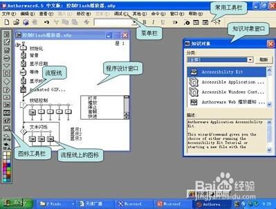 利用Authorware製作機械異形體建模