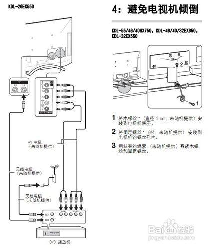 【說明書】索尼（SONY)KDL-32EX550液晶電視