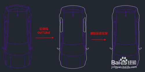 用浩辰CAD提取輪廓線製作圖塊遮擋效果