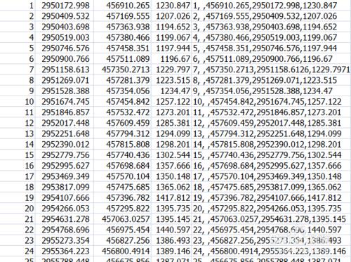 如何將EXCEL資料轉換成CASS的DAT格式