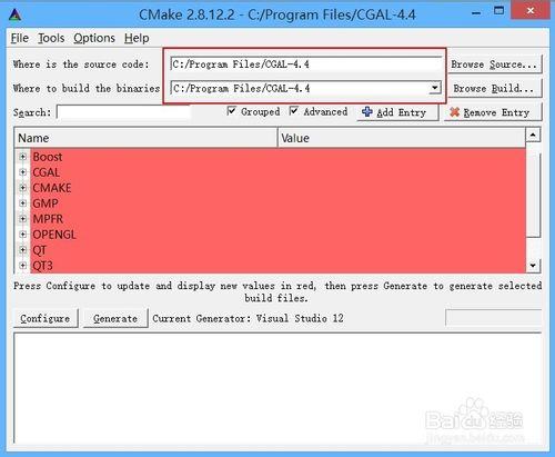 win8.1+vs2013下安裝CGAL（含qt、boost、cmake)