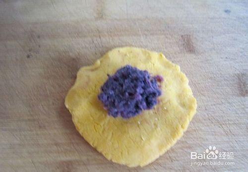 簡單家庭做法的紫薯南瓜餅