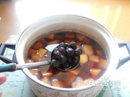 煲一罐甜蜜給家人--木瓜紅豆甜湯