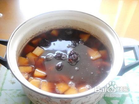 煲一罐甜蜜給家人--木瓜紅豆甜湯