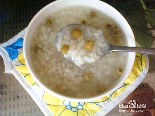 簡單早餐--豌豆米粥