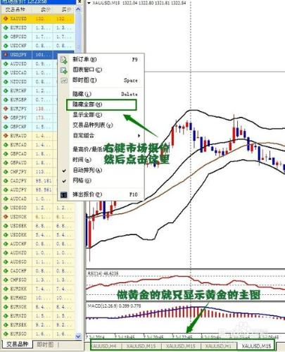 如何設定MT4(MetaTrader4)價位警報及彈出報價