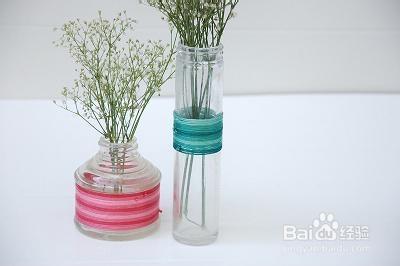 怎麼用墨水瓶做一個小花瓶