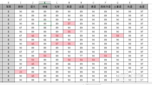 Excel中如何將特定資料用顏色自動標識出來