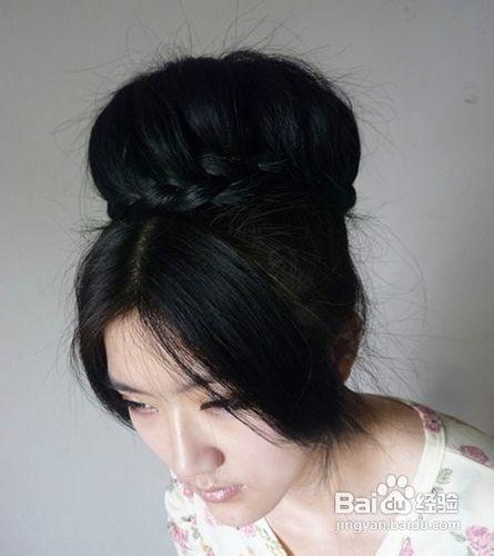 浪漫復古花苞頭髮型DIY