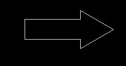 AutoCAD中繪製箭頭的方法一