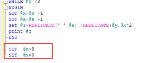 如何通過SQL語句 列印輸出三角形