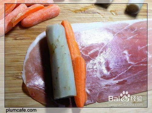 牛蒡胡蘿蔔肉卷的做法