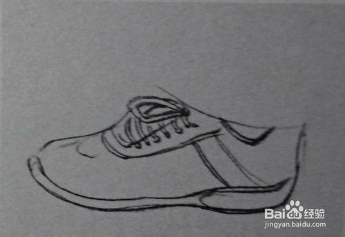 速寫側面鞋子的畫法