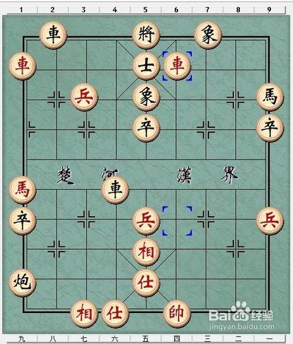 中國象棋殺法——雙車脅士