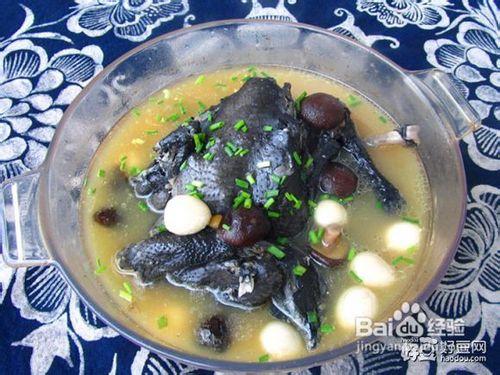 湖南烏雞鵪鶉蛋湯的做法