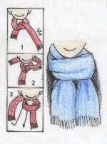 冬天圍巾怎麼搭配衣服