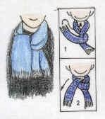冬天圍巾怎麼搭配衣服