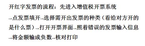 增值稅一般納稅人如何開紅字發票