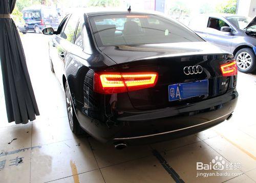 Audi A6L的另一種姿態！改裝奧迪A6L尾燈流水圖