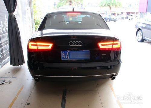 Audi A6L的另一種姿態！改裝奧迪A6L尾燈流水圖