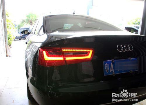 Audi A6L的另一種姿態！改裝奧迪A6L尾燈流水圖