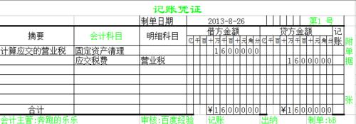 13年消費稅和營業稅的賬務處理