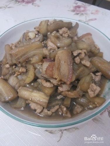 家常菜——肉末茄子