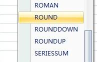 Excel2007如何四捨五入